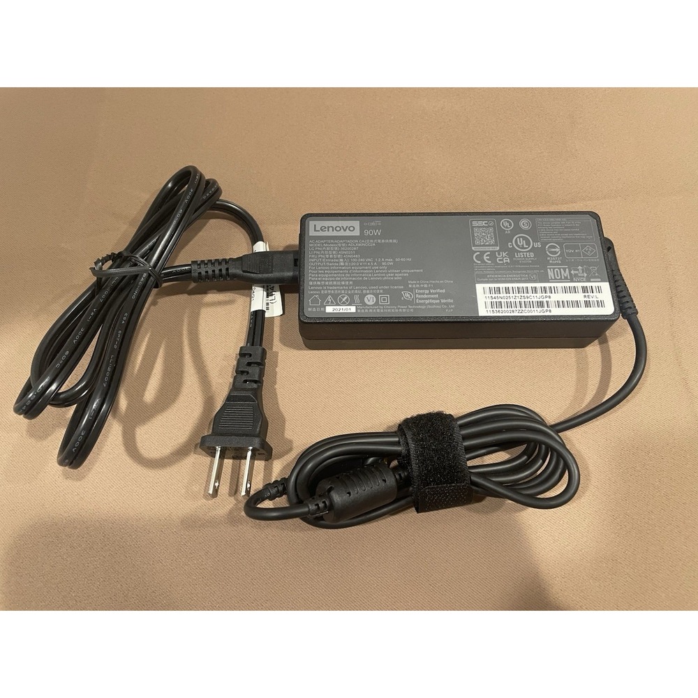 OEM Genuine Lenovo 90W AC Power Adapter Charger Slim Tip ADLX90NCC2A 45N0483 20V
